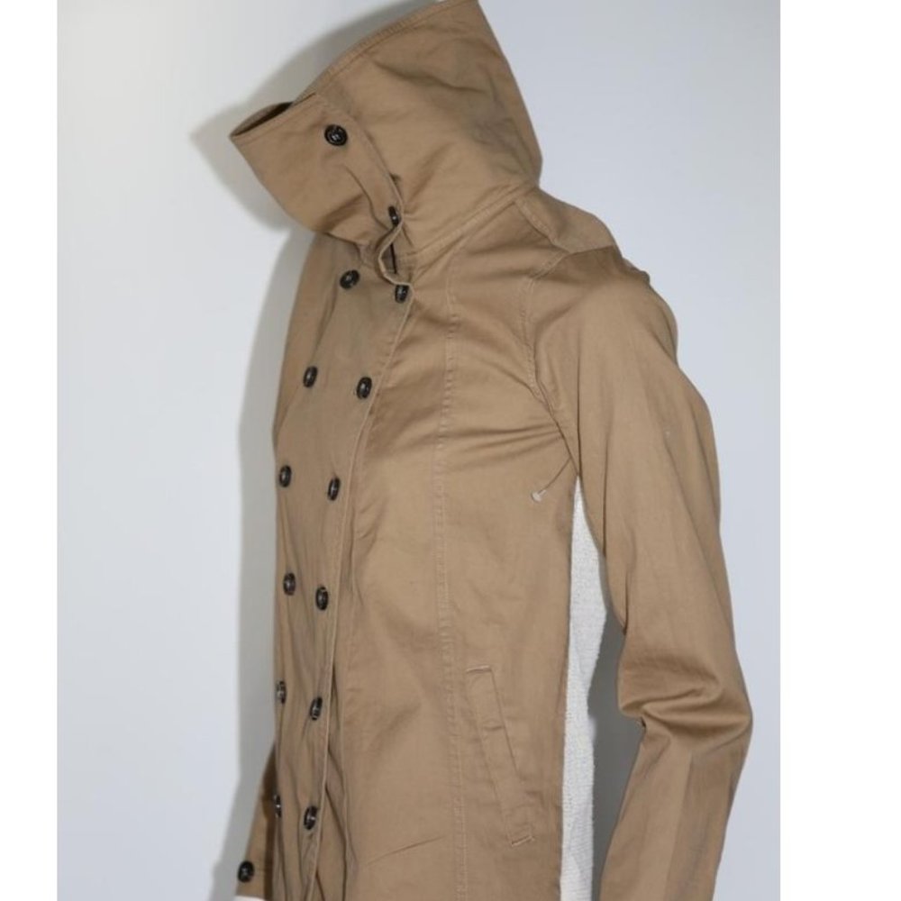 🧥Anthropologie NWT Camel Cotton Jacket, L - Picture 4 of 6